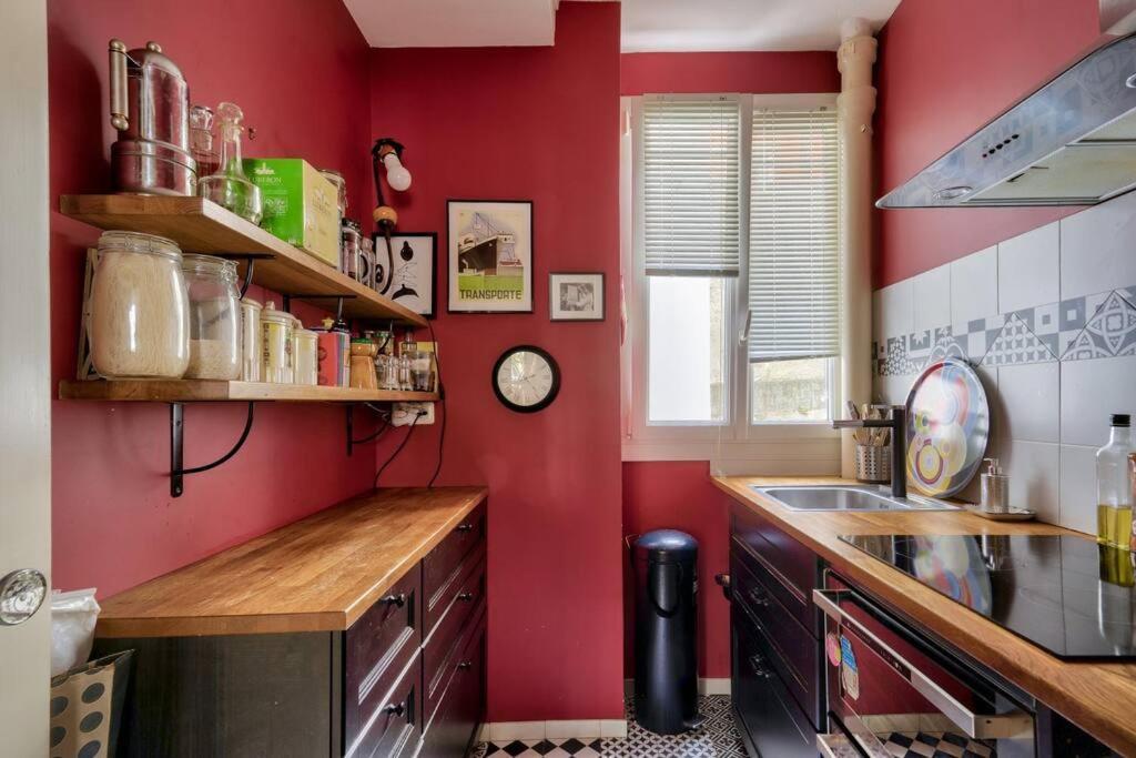 Calme A Buttes-chaumont Apartment *
